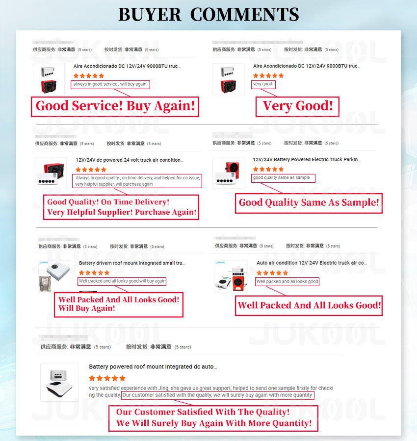 Clients reviews of 12v truck ac unit